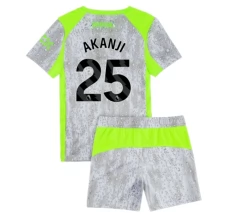 Maglia Manchester City Akanji 25 Bambino Divisa Terza 2025/26
