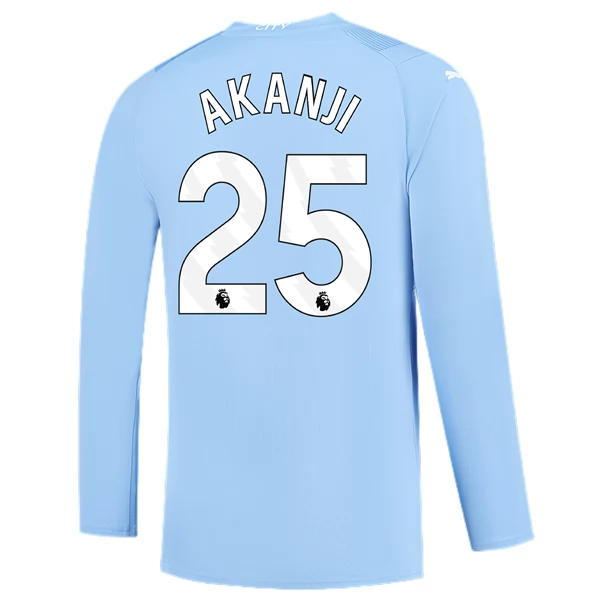 Maglia Manchester City Akanji 25 Divisa Prima 2023/24 Manica Lunga Maglia Manchester City Akanji 25 Divisa Prima 2023/24 Manica Lunga