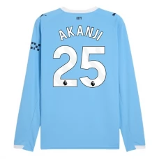 Maglia Manchester City Akanji 25 Divisa Prima 2025/26 Manica Lunga Maglia Manchester City Akanji 25 Divisa Prima 2025/26 Manica Lunga