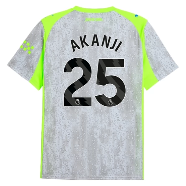 Maglia Manchester City Akanji 25 Divisa Terza 2025/26 Maglia Manchester City Akanji 25 Divisa Terza 2025/26
