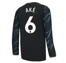 Maglia Manchester City Ake 6 Divisa Terza 2023/24 Manica Lunga
