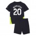 Maglia Manchester City Bernardo 20 Bambino Divisa Trasferta 2024/25