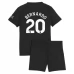 Maglia Manchester City Bernardo 20 Bambino Divisa Trasferta 2025/26 Maglia Manchester City Bernardo 20 Bambino Divisa Trasferta 2025/26