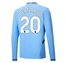 Maglia Manchester City Bernardo 20 Divisa Prima 2024/25 Manica Lunga