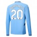 Maglia Manchester City Bernardo 20 Divisa Prima 2024/25 Manica Lunga