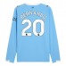 Maglia Manchester City Bernardo 20 Divisa Prima 2025/26 Manica Lunga