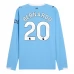 Maglia Manchester City Bernardo 20 Divisa Prima 2025/26 Manica Lunga