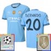 Maglia Manchester City Bernardo 20 Divisa Prima Champions League With Patch 2024/25