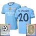 Maglia Manchester City Bernardo 20 Divisa Prima Champions League With Patch 2024/25 Maglia Manchester City Bernardo 20 Divisa Prima Champions League With Patch 2024/25