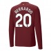 Maglia Manchester City Bernardo 20 Divisa Terza 2024/25 Manica Lunga