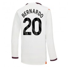 Maglia Manchester City Bernardo 20 Divisa Trasferta 2023/24 Manica Lunga