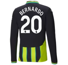 Maglia Manchester City Bernardo 20 Divisa Trasferta 2024/25 Manica Lunga