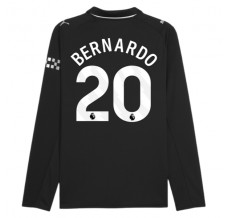 Maglia Manchester City Bernardo 20 Divisa Trasferta 2025/26 Manica Lunga