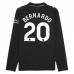 Maglia Manchester City Bernardo 20 Divisa Trasferta 2025/26 Manica Lunga