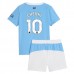 Maglia Manchester City Cherki 10 Bambino Divisa Prima 2025/26