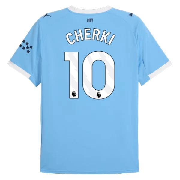 Maglia Manchester City Cherki 10 Divisa Prima 2025/26 Maglia Manchester City Cherki 10 Divisa Prima 2025/26