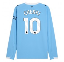 Maglia Manchester City Cherki 10 Divisa Prima 2025/26 Manica Lunga