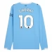 Maglia Manchester City Cherki 10 Divisa Prima 2025/26 Manica Lunga Maglia Manchester City Cherki 10 Divisa Prima 2025/26 Manica Lunga