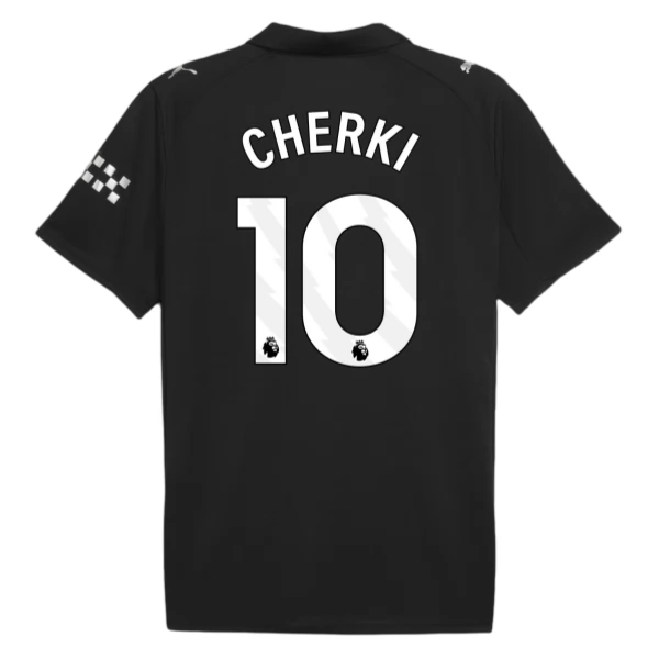 Maglia Manchester City Cherki 10 Divisa Trasferta 2025/26 Maglia Manchester City Cherki 10 Divisa Trasferta 2025/26