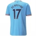 Maglia Manchester City De Bruyne 17 Divisa Prima 2022/23 Maglia Manchester City De Bruyne 17 Divisa Prima 2022/23