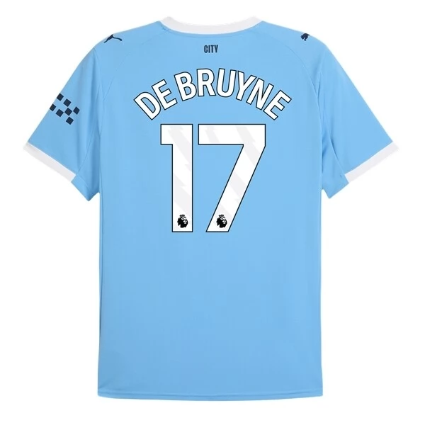 Maglia Manchester City De Bruyne 17 Divisa Prima 2025/26 Maglia Manchester City De Bruyne 17 Divisa Prima 2025/26
