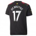 Maglia Manchester City De Bruyne 17 Divisa Trasferta 2022/23