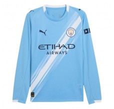 Maglia Manchester City Divisa Prima 2025/26 Manica Lunga