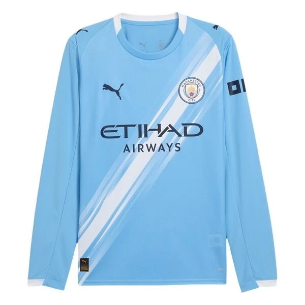 Maglia Manchester City Akanji 25 Divisa Prima 2025/26 Manica Lunga Maglia Manchester City Akanji 25 Divisa Prima 2025/26 Manica Lunga