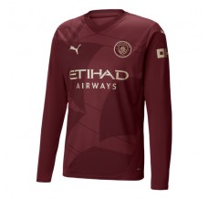 Maglia Manchester City Divisa Terza 2024/25 Manica Lunga