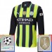 Maglia Manchester City Divisa Trasferta Champions League With Patch 2024/25 Manica Lunga