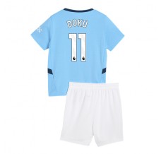 Maglia Manchester City Doku 11 Bambino Divisa Prima 2024/25