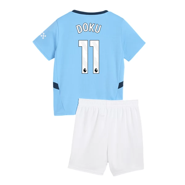 Maglia Manchester City Doku 11 Bambino Divisa Prima 2024/25 Maglia Manchester City Doku 11 Bambino Divisa Prima 2024/25