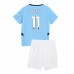 Maglia Manchester City Doku 11 Bambino Divisa Prima 2024/25