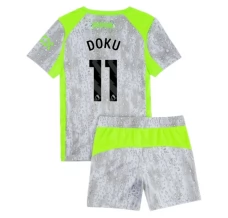 Maglia Manchester City Doku 11 Bambino Divisa Terza 2025/26