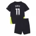 Maglia Manchester City Doku 11 Bambino Divisa Trasferta 2024/25