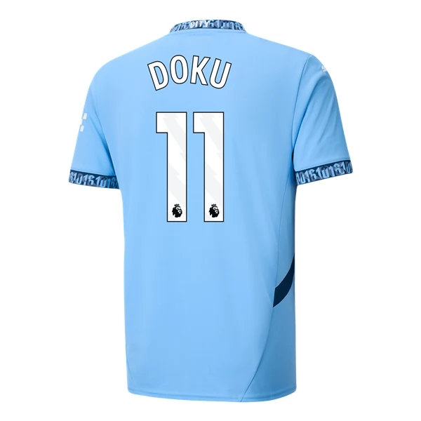 Maglia Manchester City Doku 11 Divisa Prima 2024/25 Maglia Manchester City Doku 11 Divisa Prima 2024/25