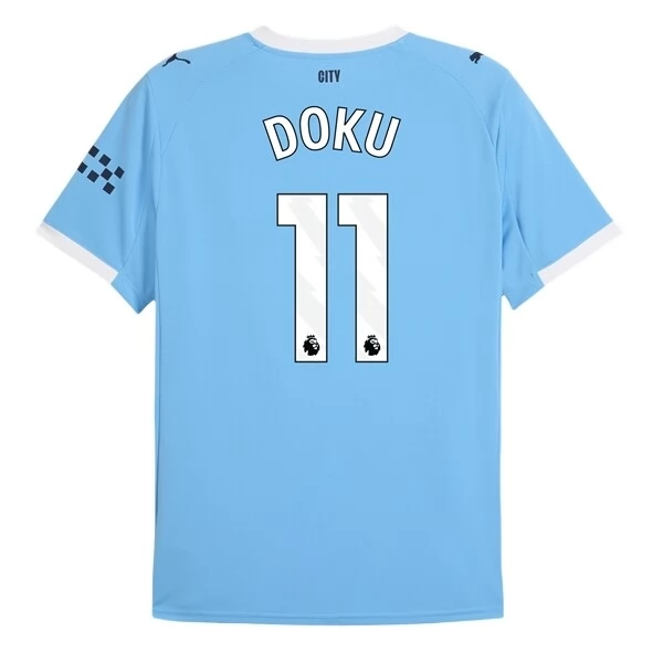 Maglia Manchester City Doku 11 Divisa Prima 2025/26 Maglia Manchester City Doku 11 Divisa Prima 2025/26