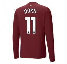 Maglia Manchester City Doku 11 Divisa Terza 2024/25 Manica Lunga