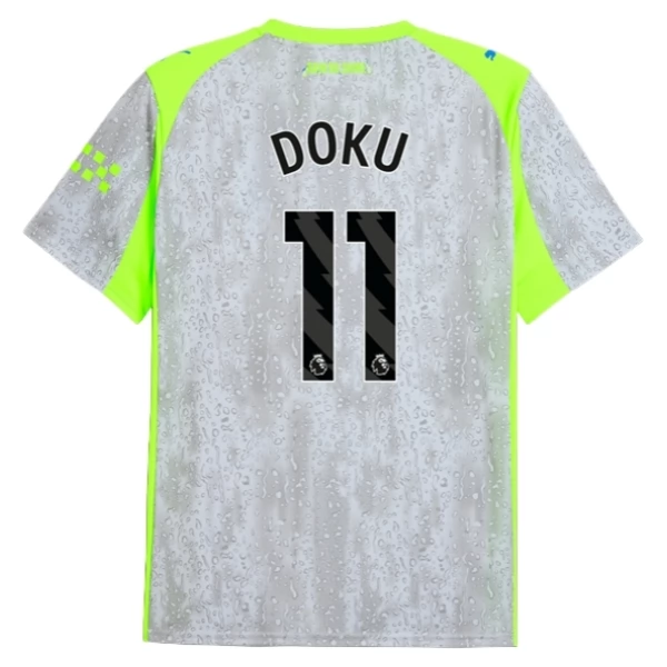 Maglia Manchester City Doku 11 Divisa Terza 2025/26 Maglia Manchester City Doku 11 Divisa Terza 2025/26