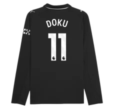 Maglia Manchester City Doku 11 Divisa Trasferta 2025/26 Manica Lunga