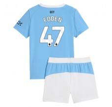 Maglia Manchester City Foden 47 Bambino Divisa Prima 2025/26