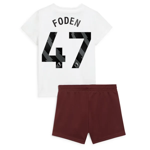Maglia Manchester City Foden 47 Bambino Divisa Trasferta 2023/24 Maglia Manchester City Foden 47 Bambino Divisa Trasferta 2023/24