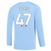 Maglia Manchester City Foden 47 Divisa Prima 2023/24 Manica Lunga
