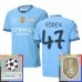 Maglia Manchester City Foden 47 Divisa Prima Champions League With Patch 2024/25