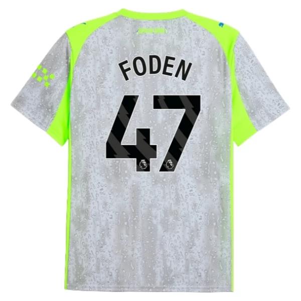 Maglia Manchester City Foden 47 Divisa Terza 2025/26 Maglia Manchester City Foden 47 Divisa Terza 2025/26