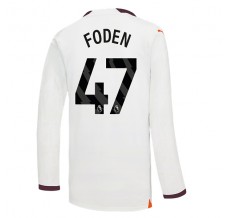 Maglia Manchester City Foden 47 Divisa Trasferta 2023/24 Manica Lunga