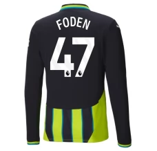 Maglia Manchester City Foden 47 Divisa Trasferta 2024/25 Manica Lunga