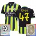 Maglia Manchester City Foden 47 Divisa Trasferta Champions League With Patch 2024/25