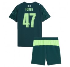 Maglia Manchester City Foden 47 Kit Gara Home Bambino Fourth 2025/26