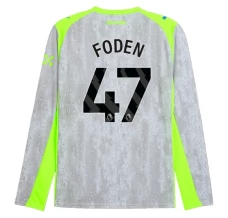 Maglia Manchester City Foden 47 Kit Gara Third 2025/26 Maniche Lunghe